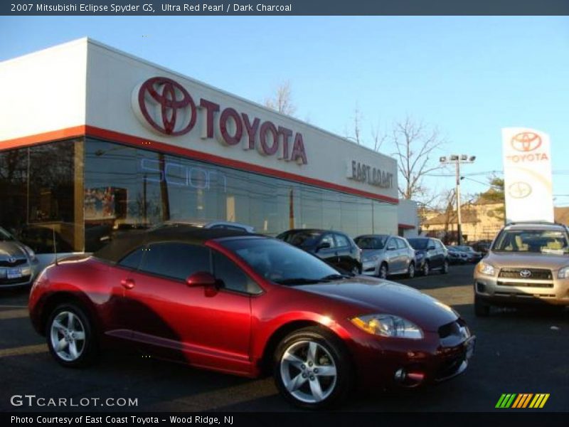 Ultra Red Pearl / Dark Charcoal 2007 Mitsubishi Eclipse Spyder GS
