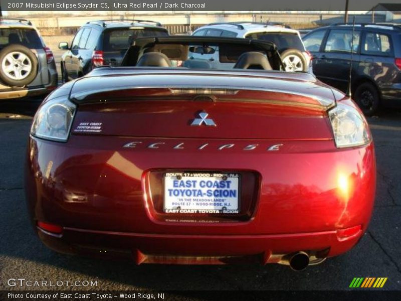 Ultra Red Pearl / Dark Charcoal 2007 Mitsubishi Eclipse Spyder GS