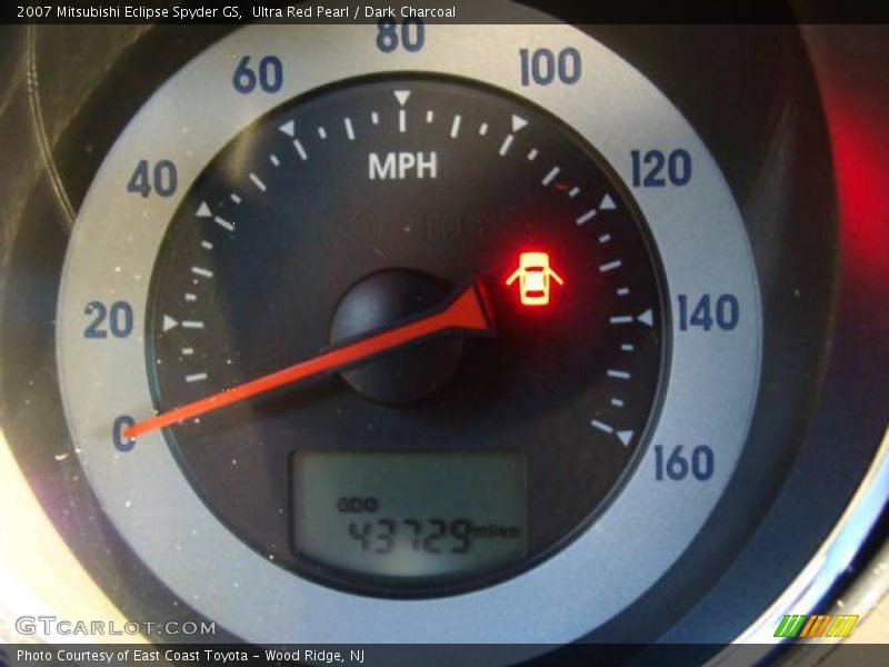 Ultra Red Pearl / Dark Charcoal 2007 Mitsubishi Eclipse Spyder GS