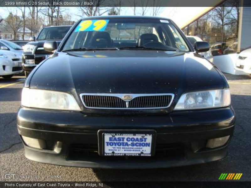 Black Obsidian / Black 1999 Infiniti G 20 Sedan