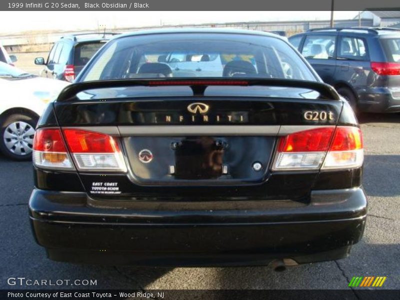 Black Obsidian / Black 1999 Infiniti G 20 Sedan