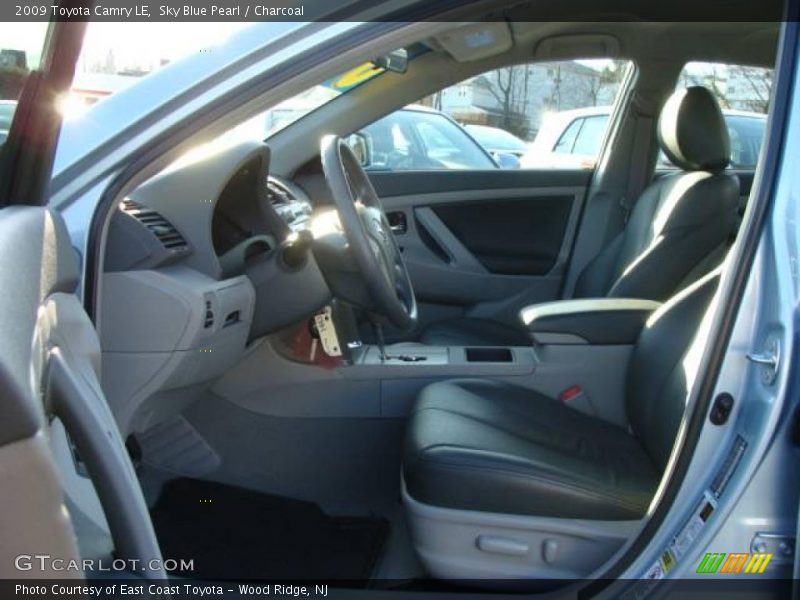 Sky Blue Pearl / Charcoal 2009 Toyota Camry LE