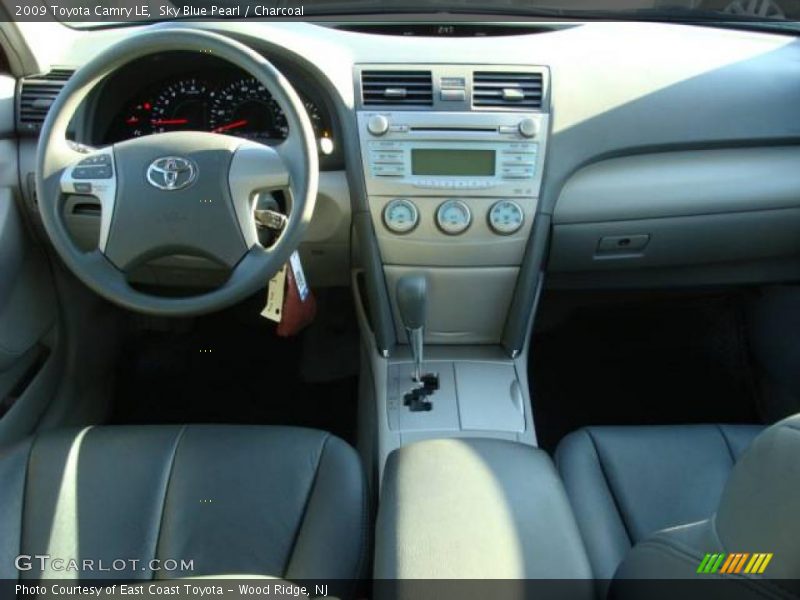 Sky Blue Pearl / Charcoal 2009 Toyota Camry LE