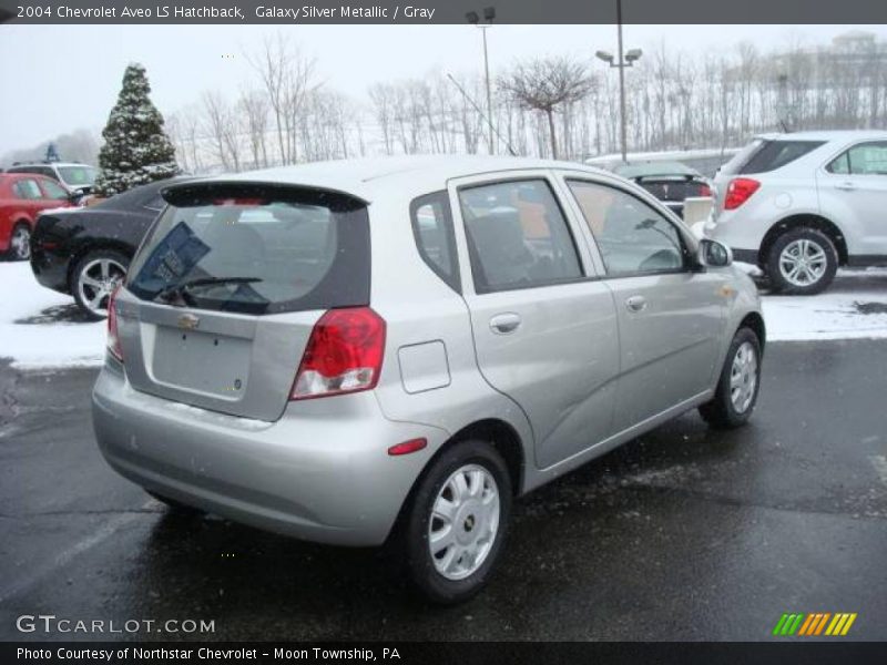 Galaxy Silver Metallic / Gray 2004 Chevrolet Aveo LS Hatchback
