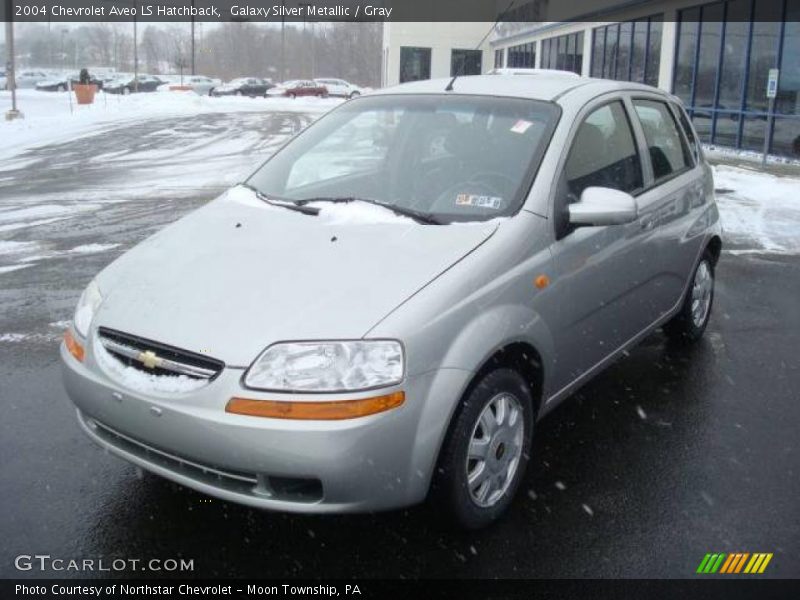 Galaxy Silver Metallic / Gray 2004 Chevrolet Aveo LS Hatchback