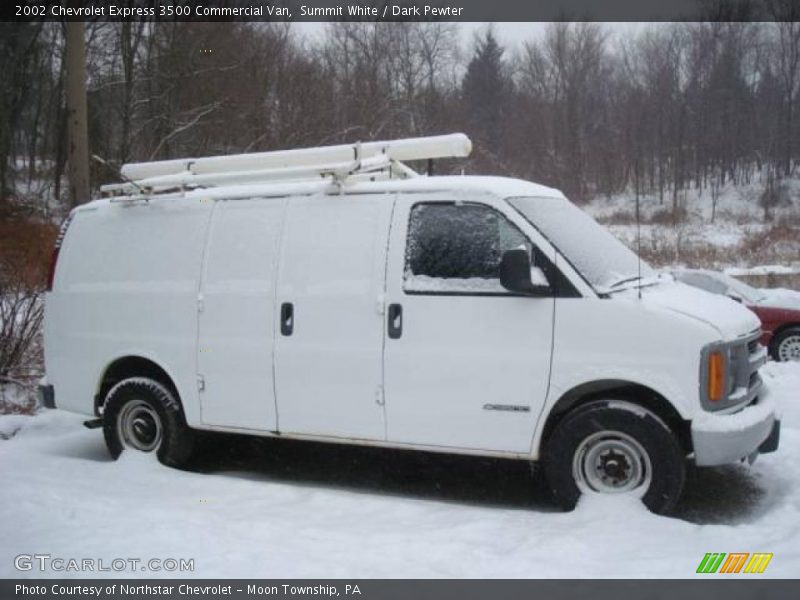 Summit White / Dark Pewter 2002 Chevrolet Express 3500 Commercial Van