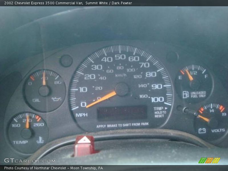 Summit White / Dark Pewter 2002 Chevrolet Express 3500 Commercial Van