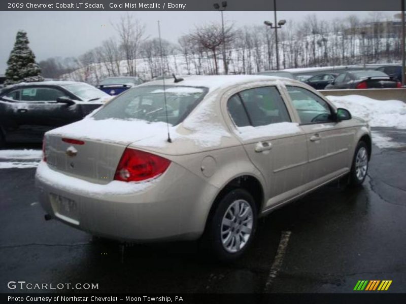 Gold Mist Metallic / Ebony 2009 Chevrolet Cobalt LT Sedan