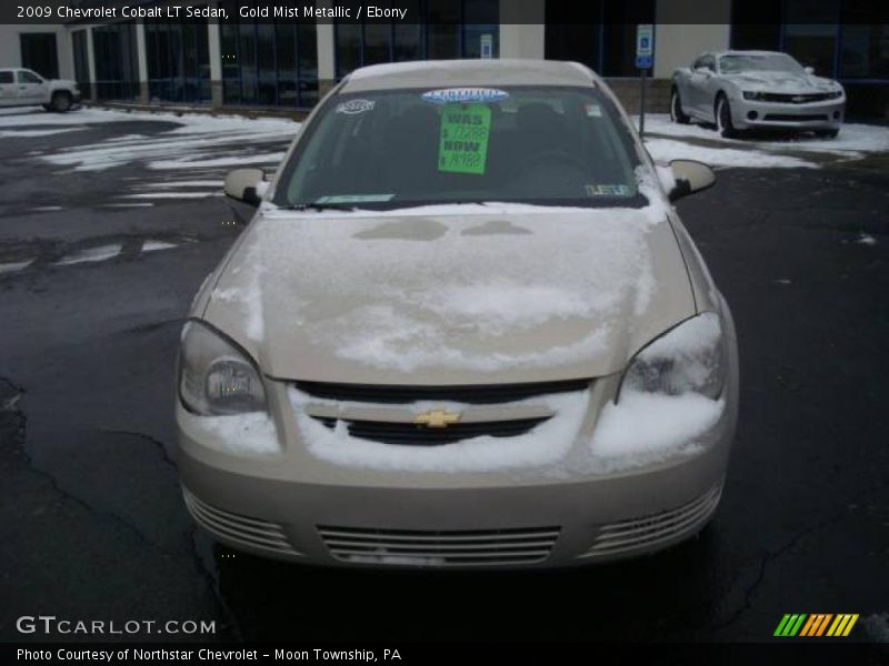 Gold Mist Metallic / Ebony 2009 Chevrolet Cobalt LT Sedan