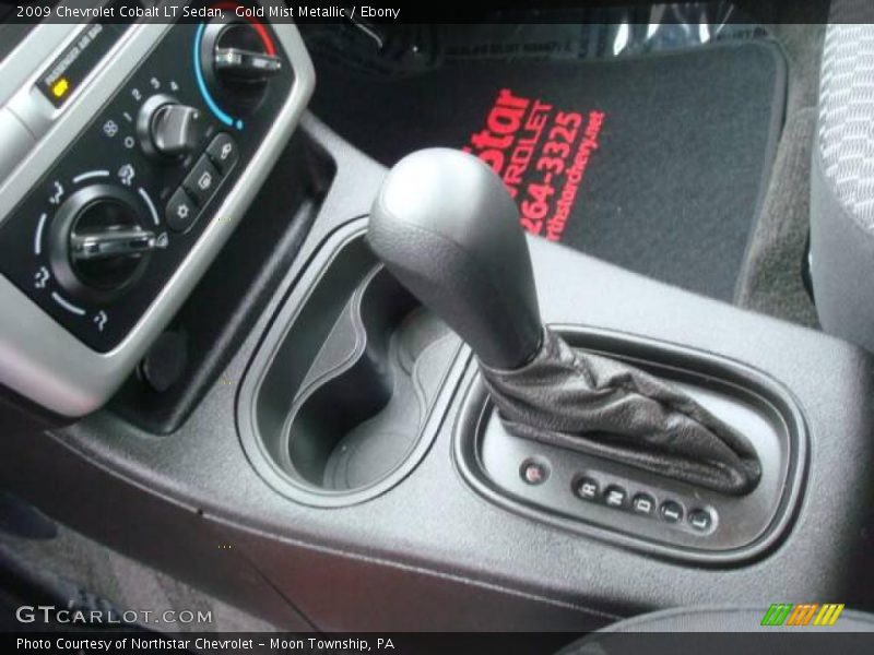 Gold Mist Metallic / Ebony 2009 Chevrolet Cobalt LT Sedan