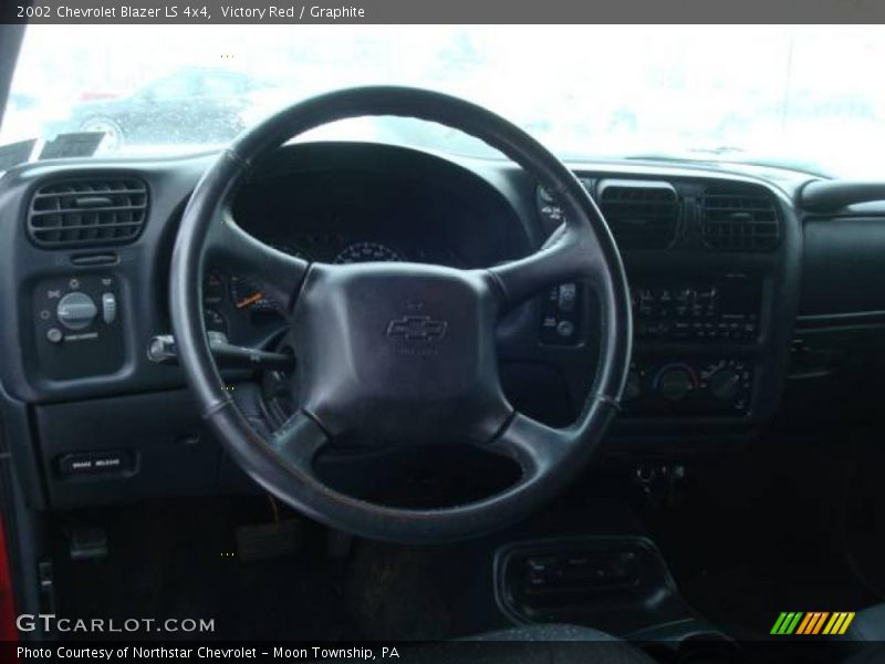 Victory Red / Graphite 2002 Chevrolet Blazer LS 4x4