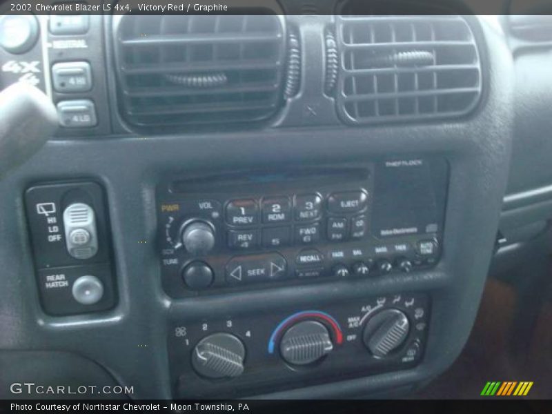 Victory Red / Graphite 2002 Chevrolet Blazer LS 4x4