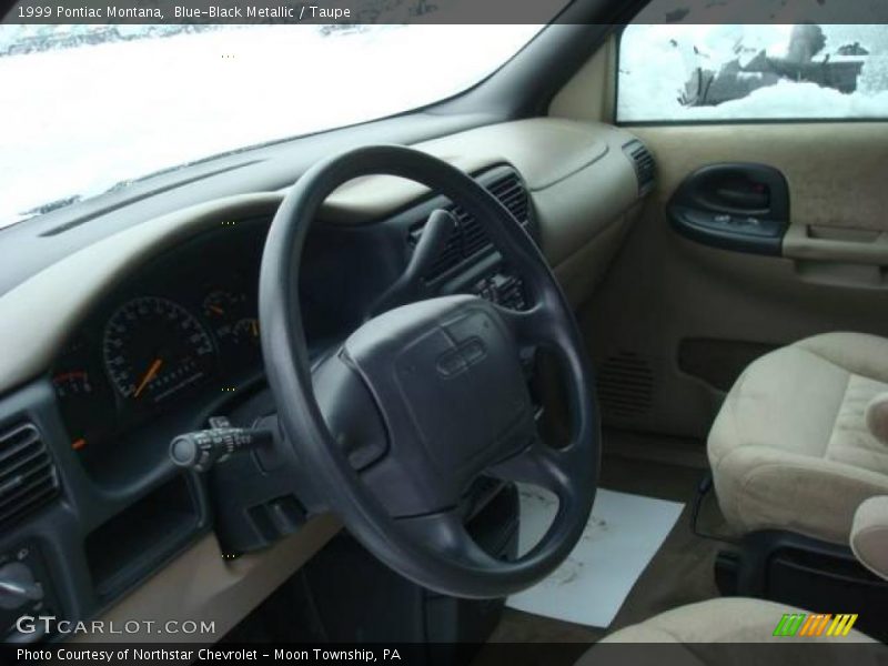 Blue-Black Metallic / Taupe 1999 Pontiac Montana