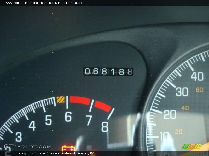 Blue-Black Metallic / Taupe 1999 Pontiac Montana
