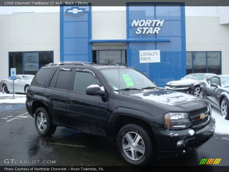 Black / Ebony 2008 Chevrolet TrailBlazer LT 4x4
