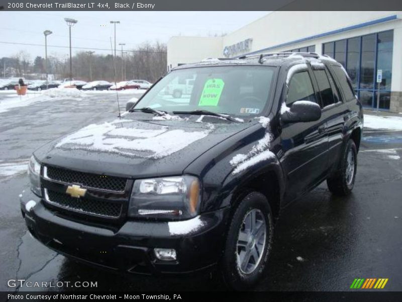 Black / Ebony 2008 Chevrolet TrailBlazer LT 4x4