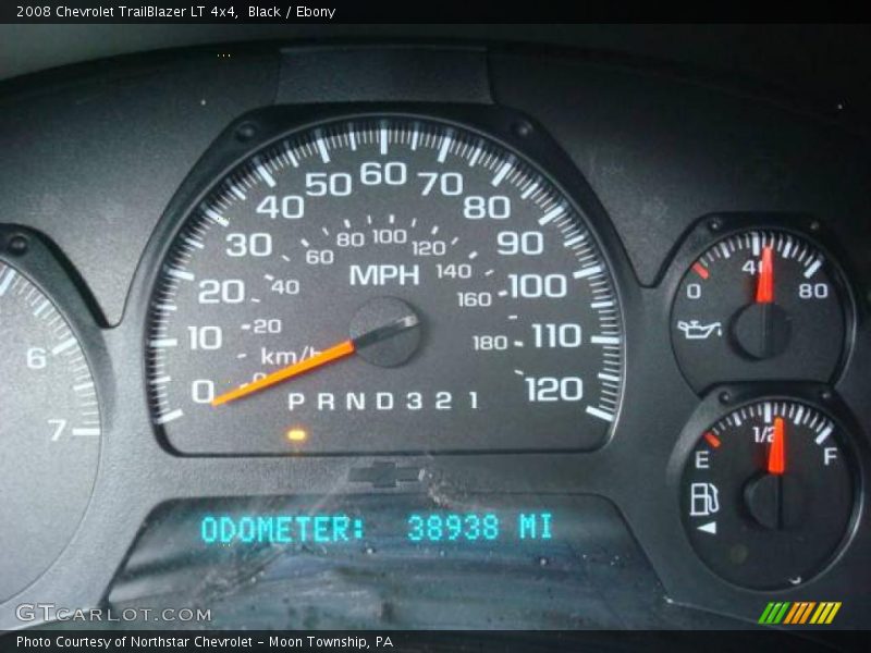 Black / Ebony 2008 Chevrolet TrailBlazer LT 4x4