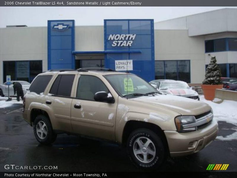 Sandstone Metallic / Light Cashmere/Ebony 2006 Chevrolet TrailBlazer LS 4x4