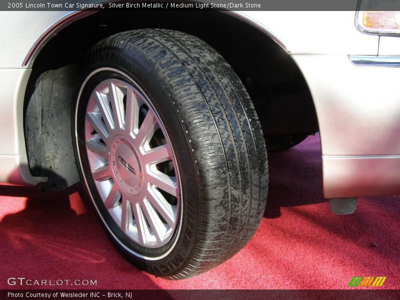 Silver Birch Metallic / Medium Light Stone/Dark Stone 2005 Lincoln Town Car Signature