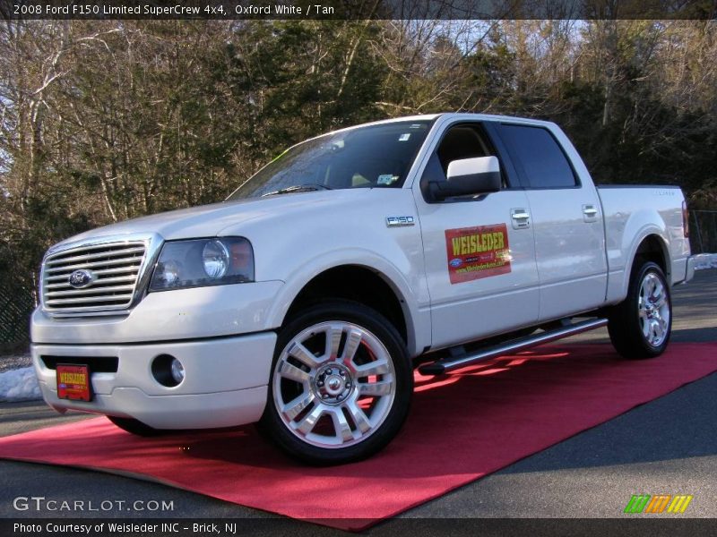 Oxford White / Tan 2008 Ford F150 Limited SuperCrew 4x4