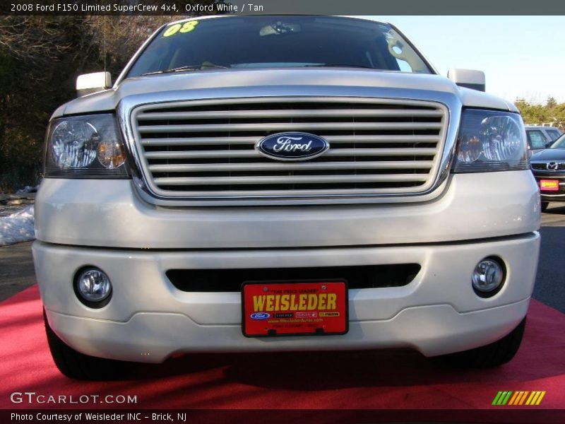 Oxford White / Tan 2008 Ford F150 Limited SuperCrew 4x4