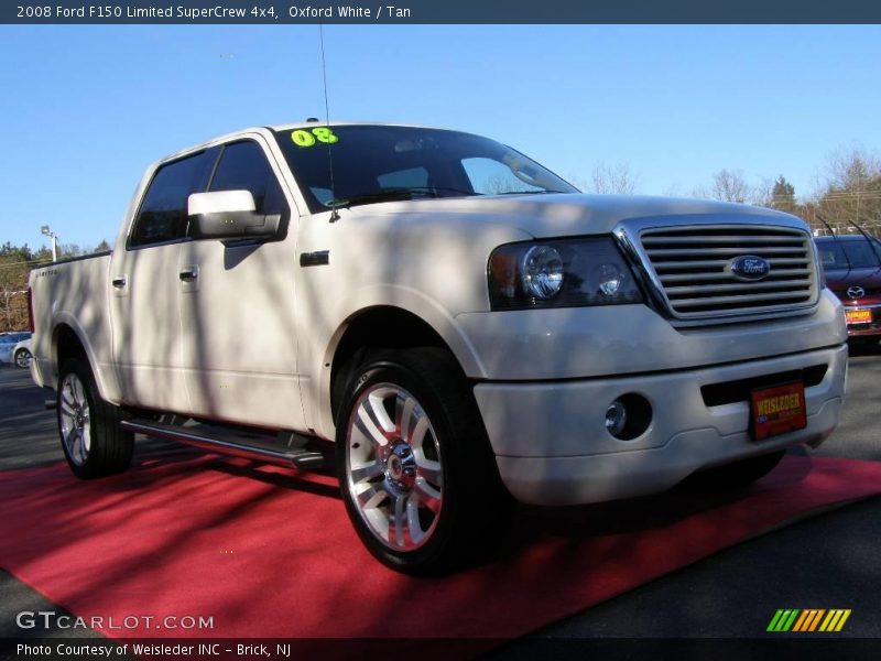 Oxford White / Tan 2008 Ford F150 Limited SuperCrew 4x4