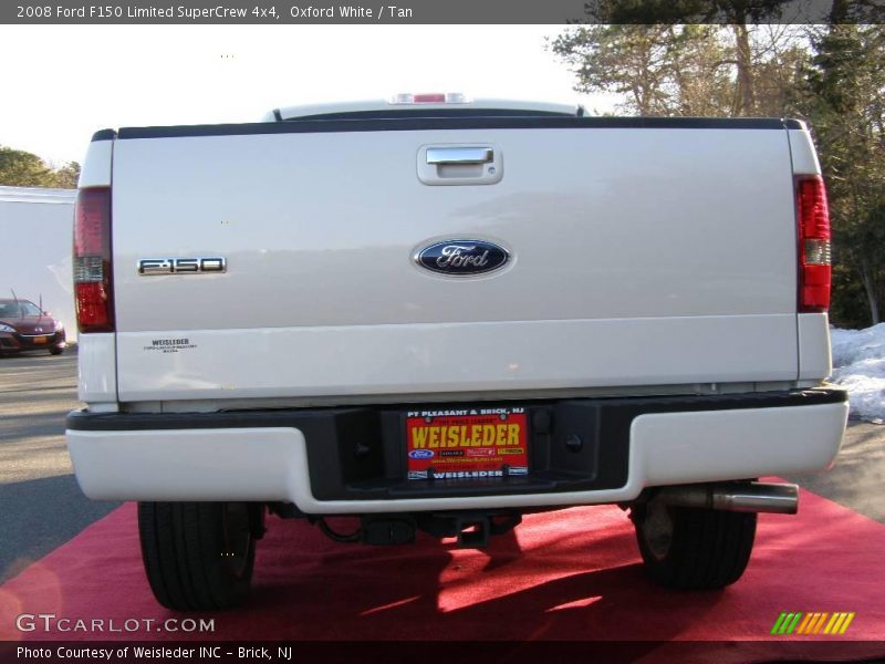 Oxford White / Tan 2008 Ford F150 Limited SuperCrew 4x4