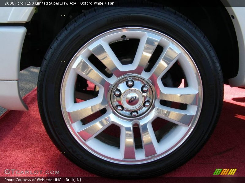 Oxford White / Tan 2008 Ford F150 Limited SuperCrew 4x4