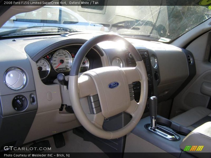 Oxford White / Tan 2008 Ford F150 Limited SuperCrew 4x4