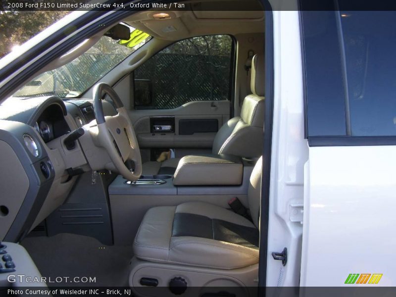 Oxford White / Tan 2008 Ford F150 Limited SuperCrew 4x4