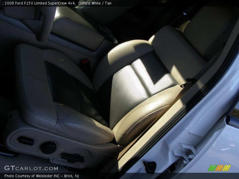 Oxford White / Tan 2008 Ford F150 Limited SuperCrew 4x4