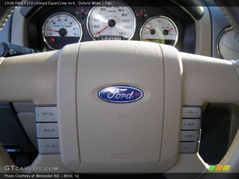 Oxford White / Tan 2008 Ford F150 Limited SuperCrew 4x4