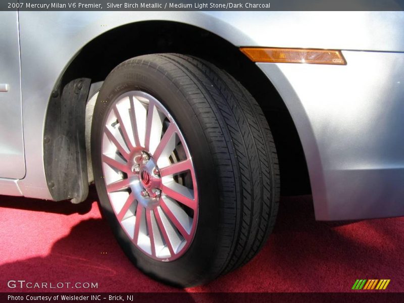 Silver Birch Metallic / Medium Light Stone/Dark Charcoal 2007 Mercury Milan V6 Premier
