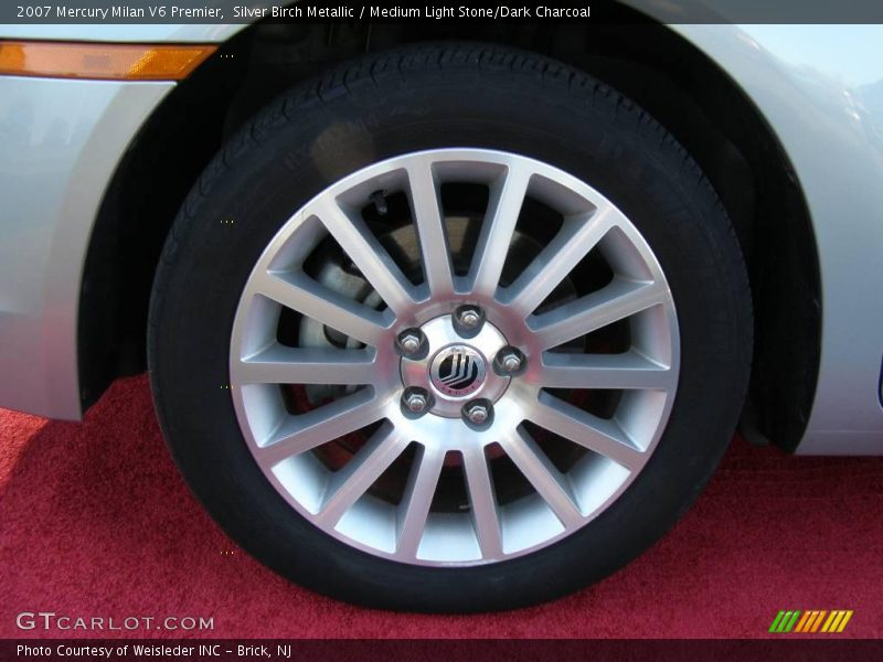 Silver Birch Metallic / Medium Light Stone/Dark Charcoal 2007 Mercury Milan V6 Premier