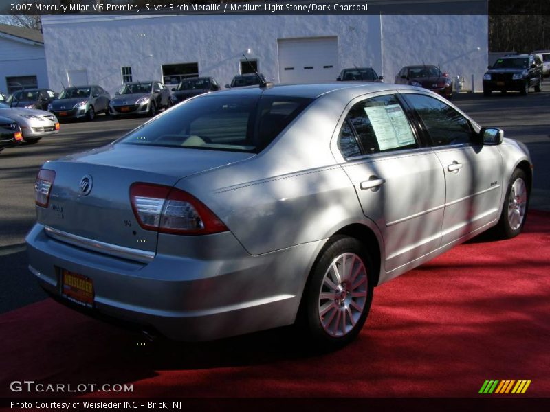 Silver Birch Metallic / Medium Light Stone/Dark Charcoal 2007 Mercury Milan V6 Premier