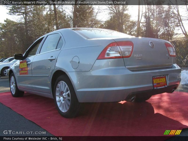Silver Birch Metallic / Medium Light Stone/Dark Charcoal 2007 Mercury Milan V6 Premier