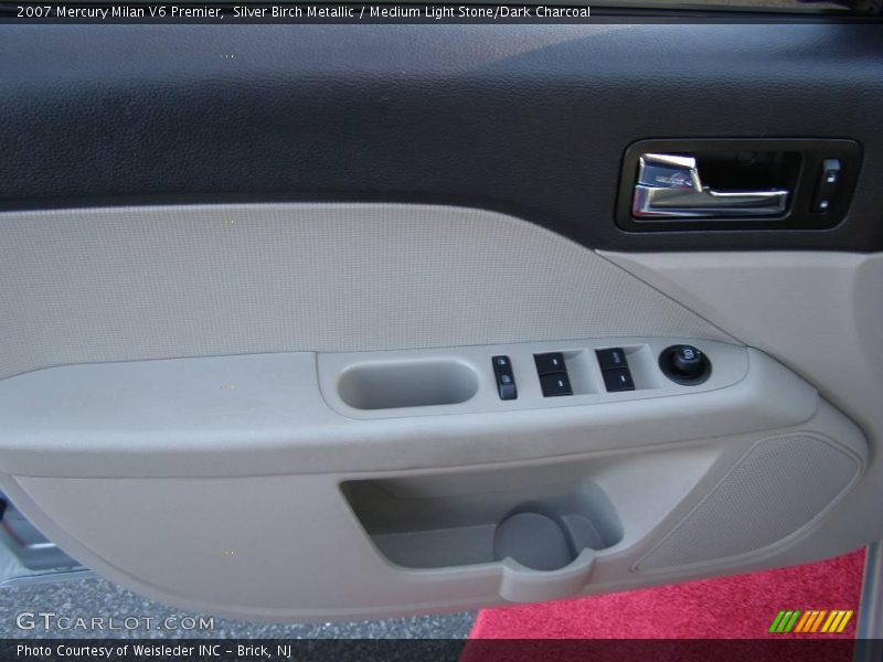 Silver Birch Metallic / Medium Light Stone/Dark Charcoal 2007 Mercury Milan V6 Premier