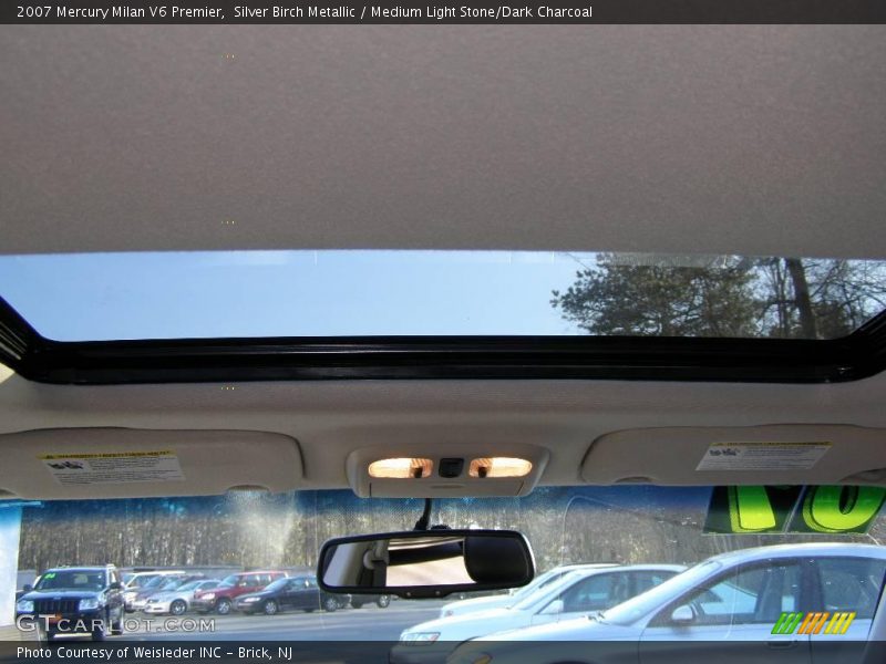 Silver Birch Metallic / Medium Light Stone/Dark Charcoal 2007 Mercury Milan V6 Premier
