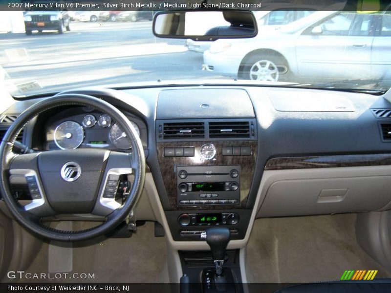 Silver Birch Metallic / Medium Light Stone/Dark Charcoal 2007 Mercury Milan V6 Premier