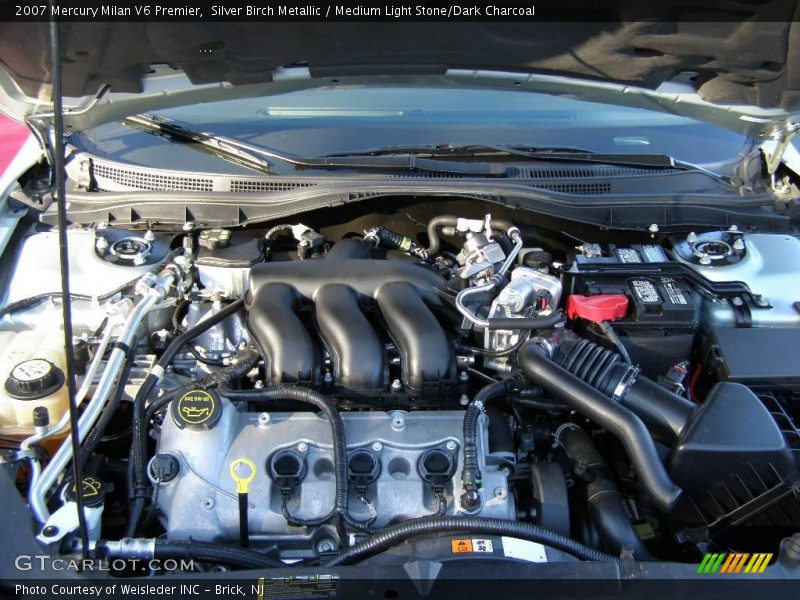 Silver Birch Metallic / Medium Light Stone/Dark Charcoal 2007 Mercury Milan V6 Premier