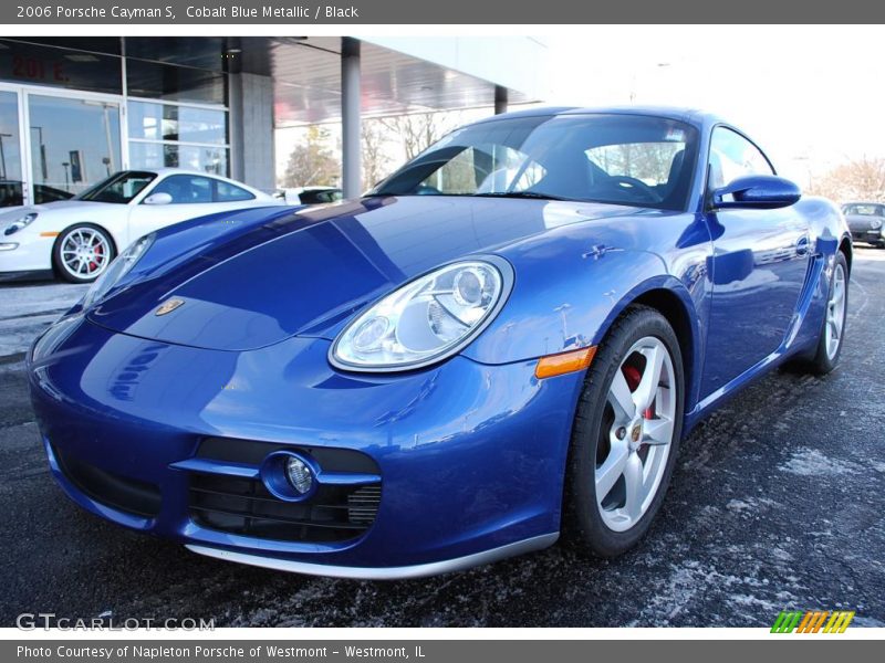 Cobalt Blue Metallic / Black 2006 Porsche Cayman S