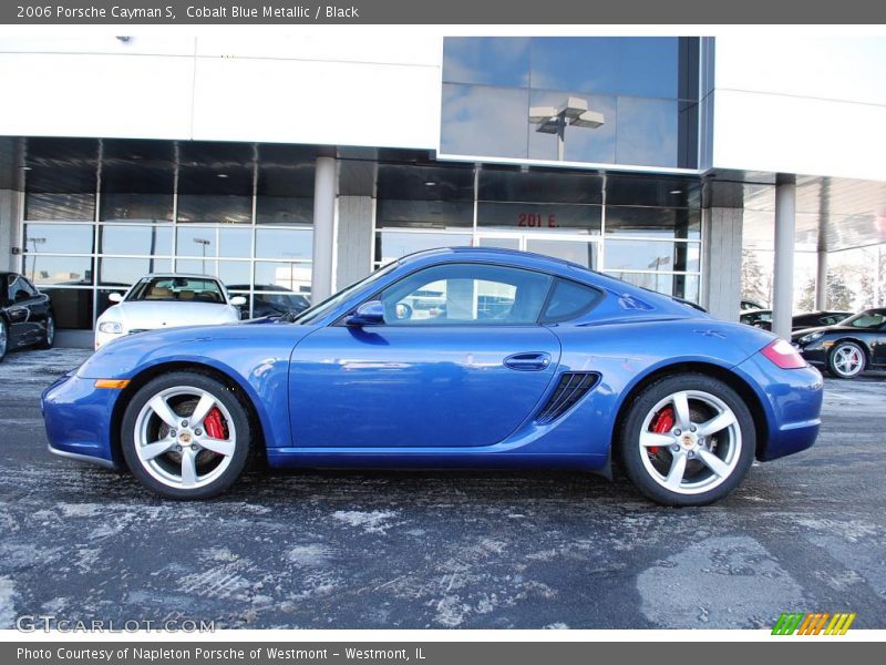 Cobalt Blue Metallic / Black 2006 Porsche Cayman S