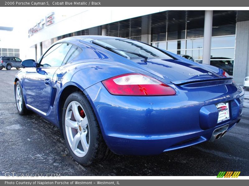Cobalt Blue Metallic / Black 2006 Porsche Cayman S