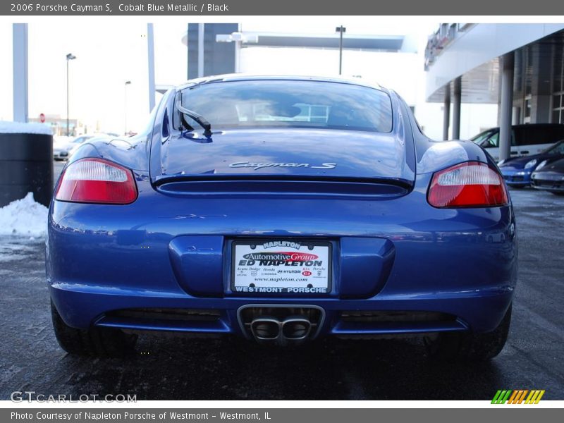 Cobalt Blue Metallic / Black 2006 Porsche Cayman S