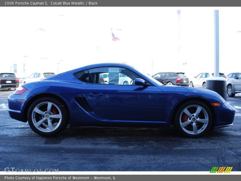 Cobalt Blue Metallic / Black 2006 Porsche Cayman S