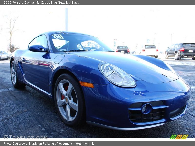 Cobalt Blue Metallic / Black 2006 Porsche Cayman S