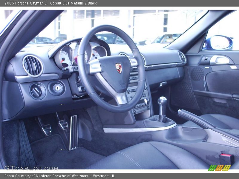 Cobalt Blue Metallic / Black 2006 Porsche Cayman S