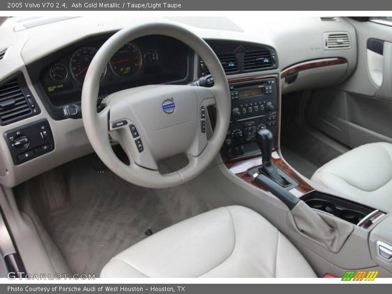 Ash Gold Metallic / Taupe/Light Taupe 2005 Volvo V70 2.4