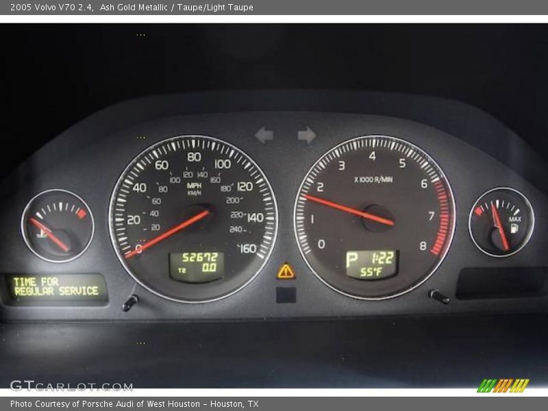 Ash Gold Metallic / Taupe/Light Taupe 2005 Volvo V70 2.4