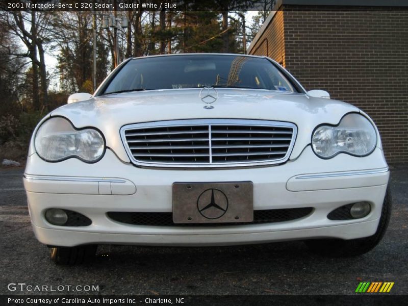 Glacier White / Blue 2001 Mercedes-Benz C 320 Sedan